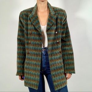 Vintage Printed Blazer